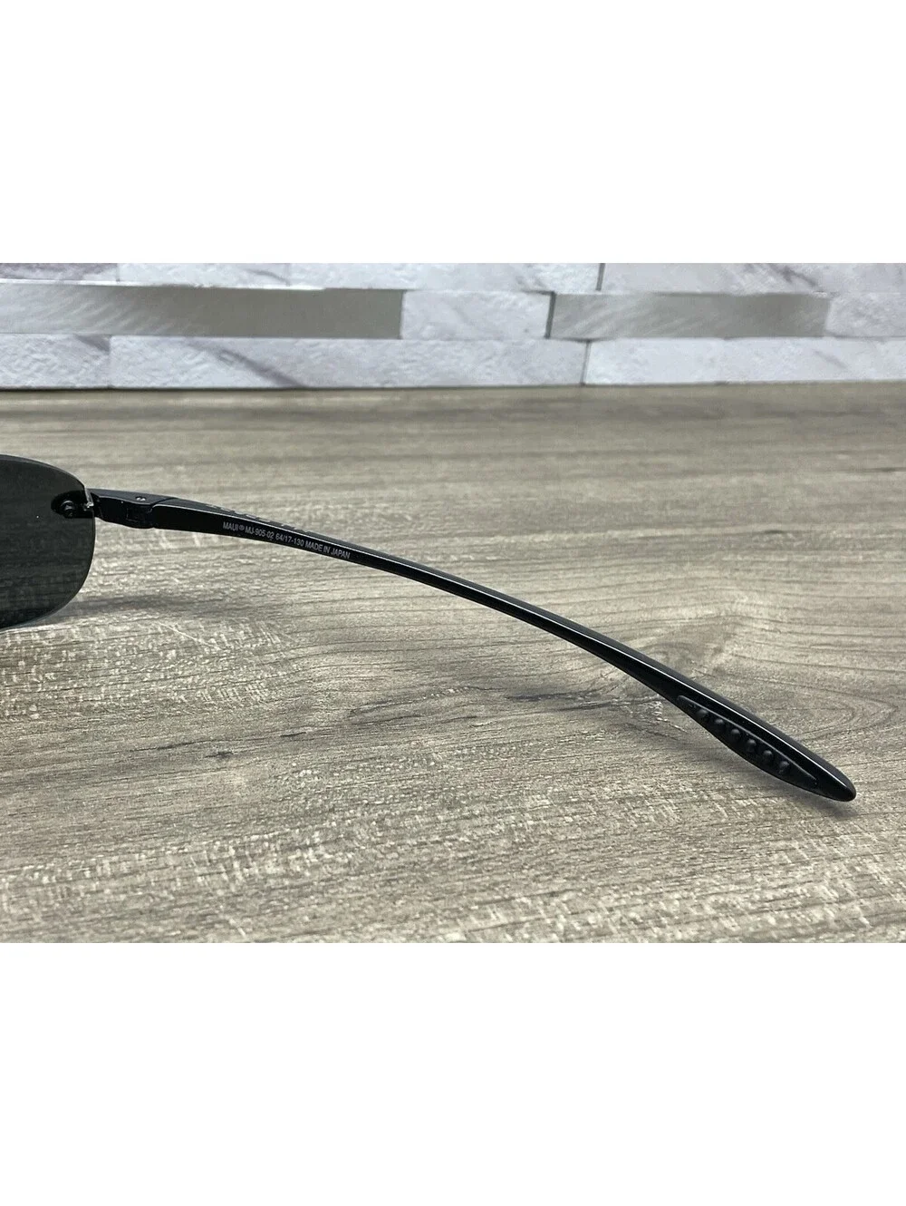 Maui Jim Sunglasses Makaha MJ905-02 Black Gloss Rimless 64[]17-130 *FRAMES ONLY